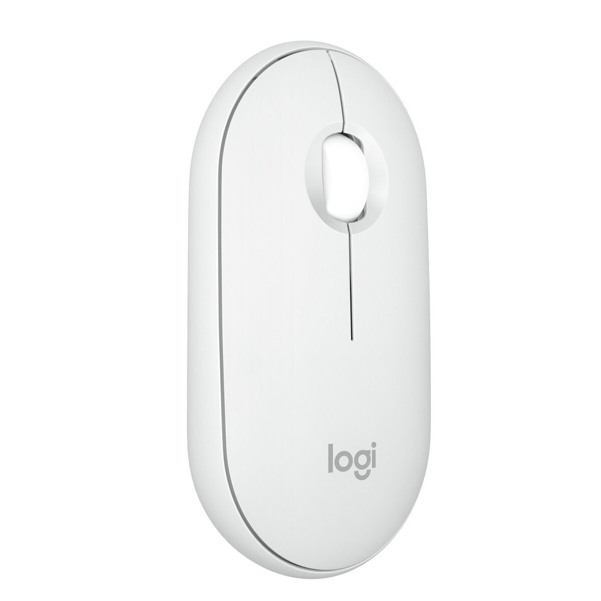 LOGITECH Pebble Mouse 2 M350s Mouse optical 3 buttons wireless Bluetooth 5.2 LE tonal white