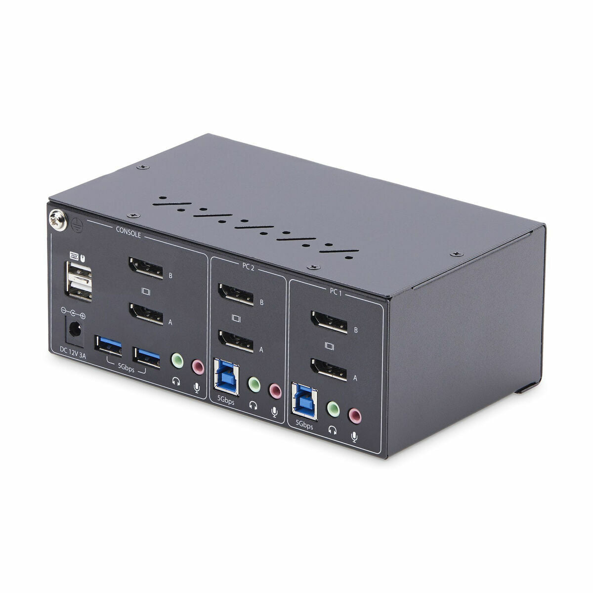 2-Port Dual-DisplayPort KVM Switch 4K