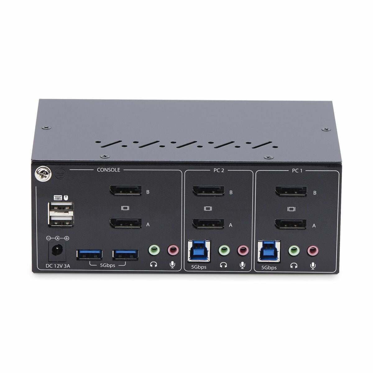 2-Port Dual-DisplayPort KVM Switch 4K