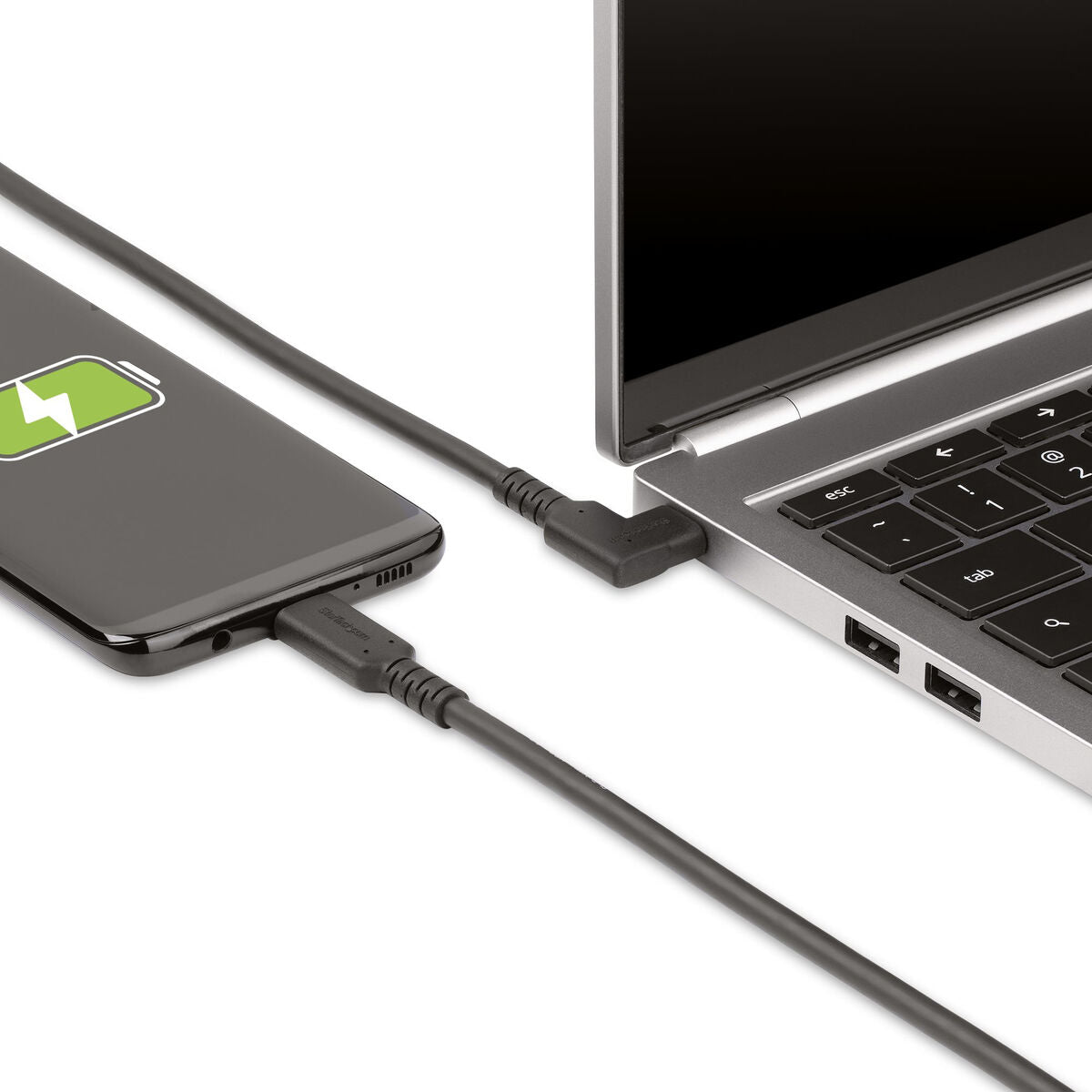 3ft 1m Rugged Right Angle USB-C Cable