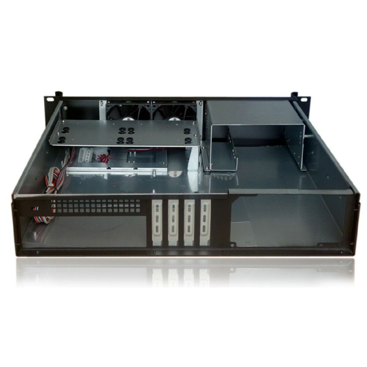 "Techly I-CASE IPC-240L Boîtier serveur PC Micro ATX / Mini ITX Rack 19"" 2U"