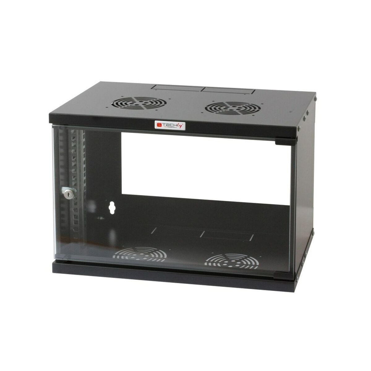Techly I-CASE EL-1006B45 Armoire murale 6U 60/45 éco bl