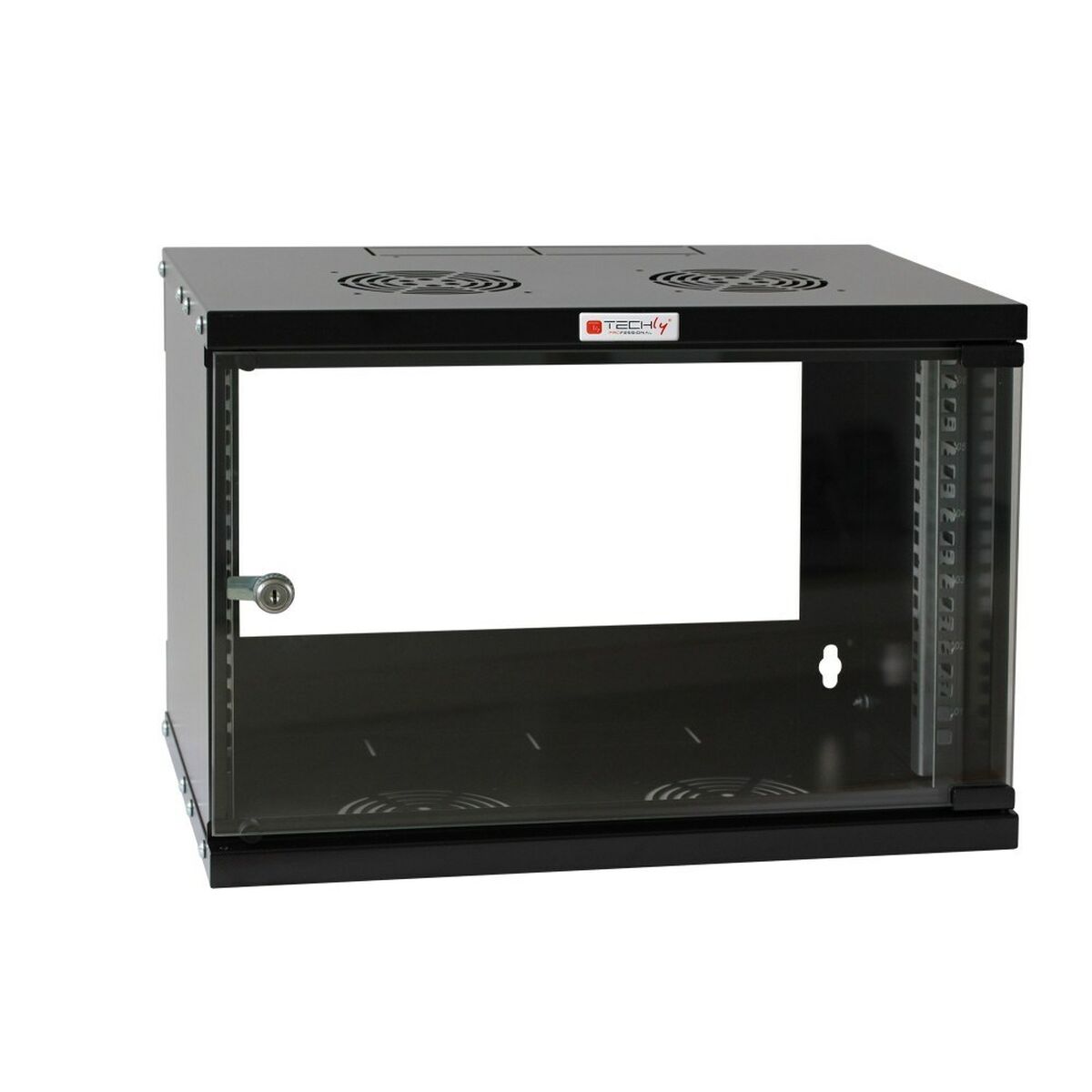 Techly I-CASE EL-1006B45 Armoire murale 6U 60/45 éco bl