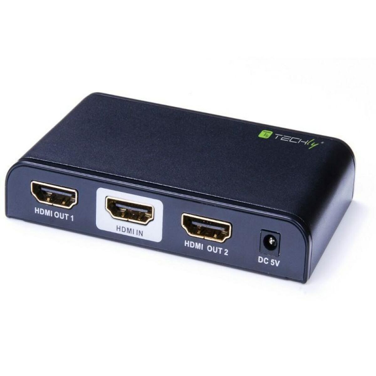 Techly IDATA HDMI2-4K2 Répartiteur HDMI 2.0 4K@60Hz 1x2 Actif