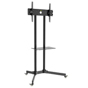"Techly ICA-TR6 Support TV mobile 30-65"" jusqu'a 60kg étagere AV réglable"
