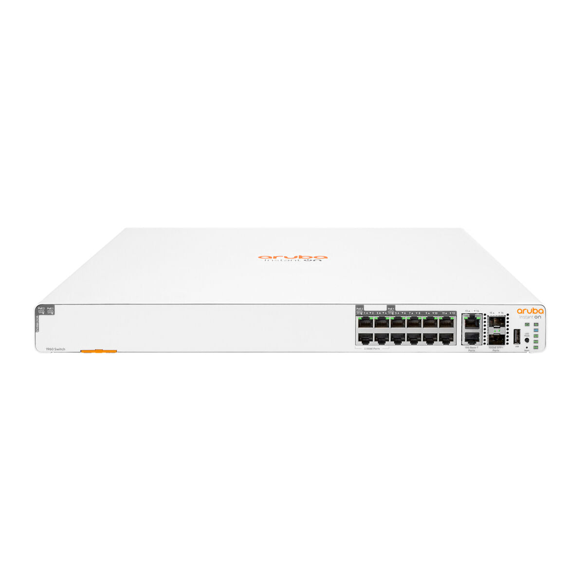 HPE Networking Instant On 1960 Commutateur Géré 4 x 2.5GBase T + 8 x 100/1000/10GBase T + 2 x 100/1000/10GBase T + 2 x 10 Gigabit