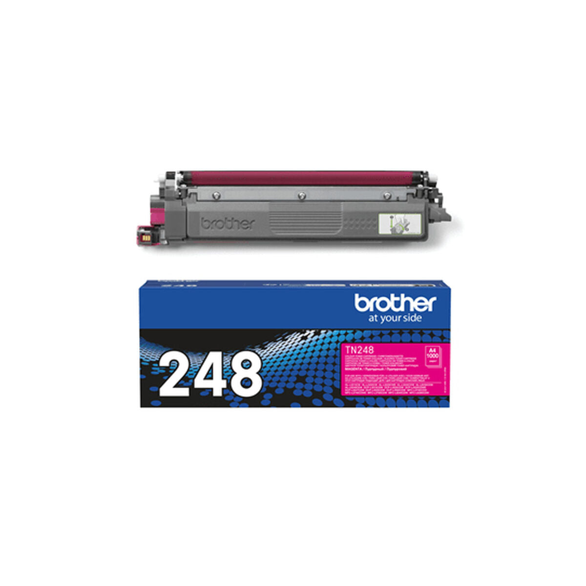 BROTHER TN248M Magenta Toner Cartridge ISO Yield 1.000 pages