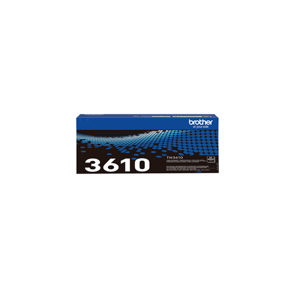 BROTHER TN-3610 Super High Yield Black Toner Cartridge Prints 18.000 pages