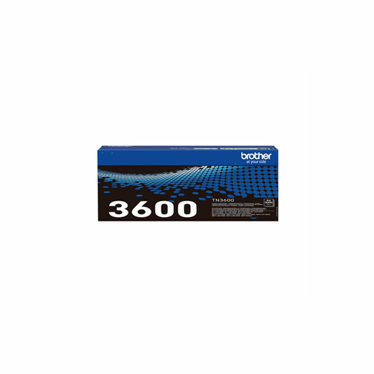 BROTHER TN-3600 Black Toner Cartridge Prints 3.000 pages