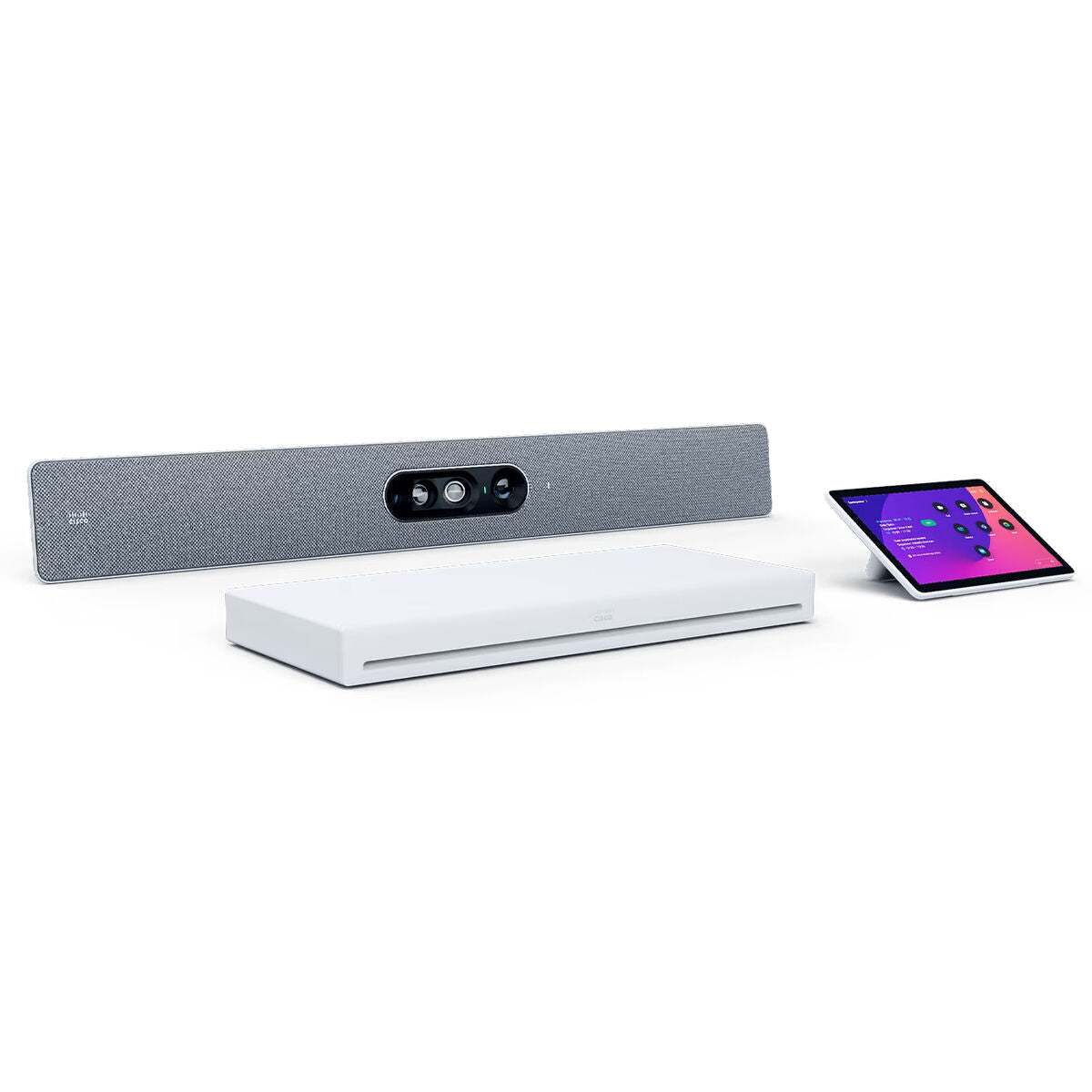 CISCO Room Kit EQ with Codec EQ Quad Cam in First Light White