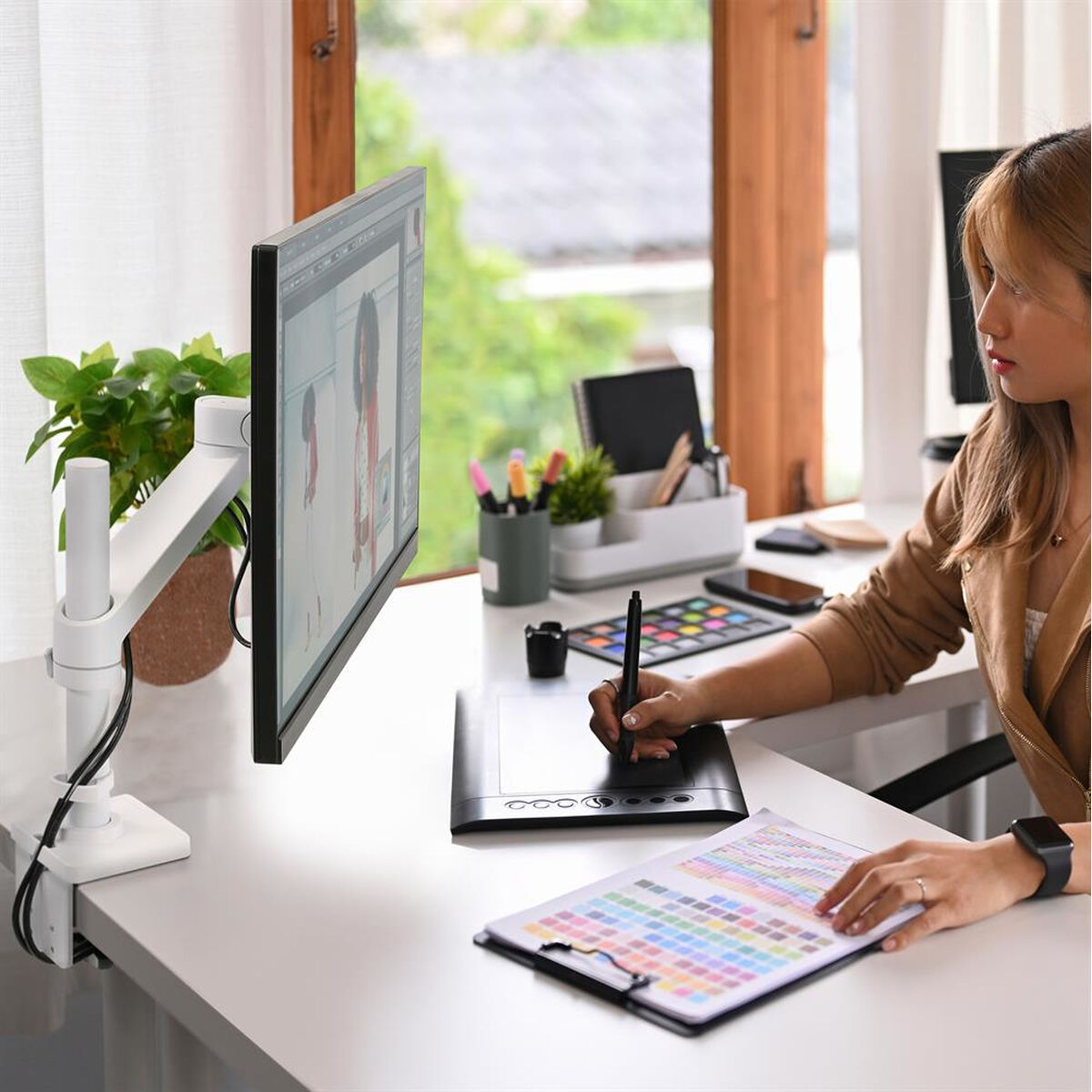 Ergotron NX Monitor Arm White