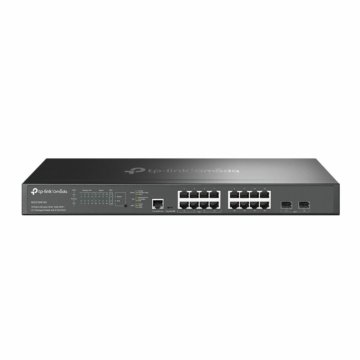 16-Port 2.5GBASE-T and 2-Port 10GE SFP+