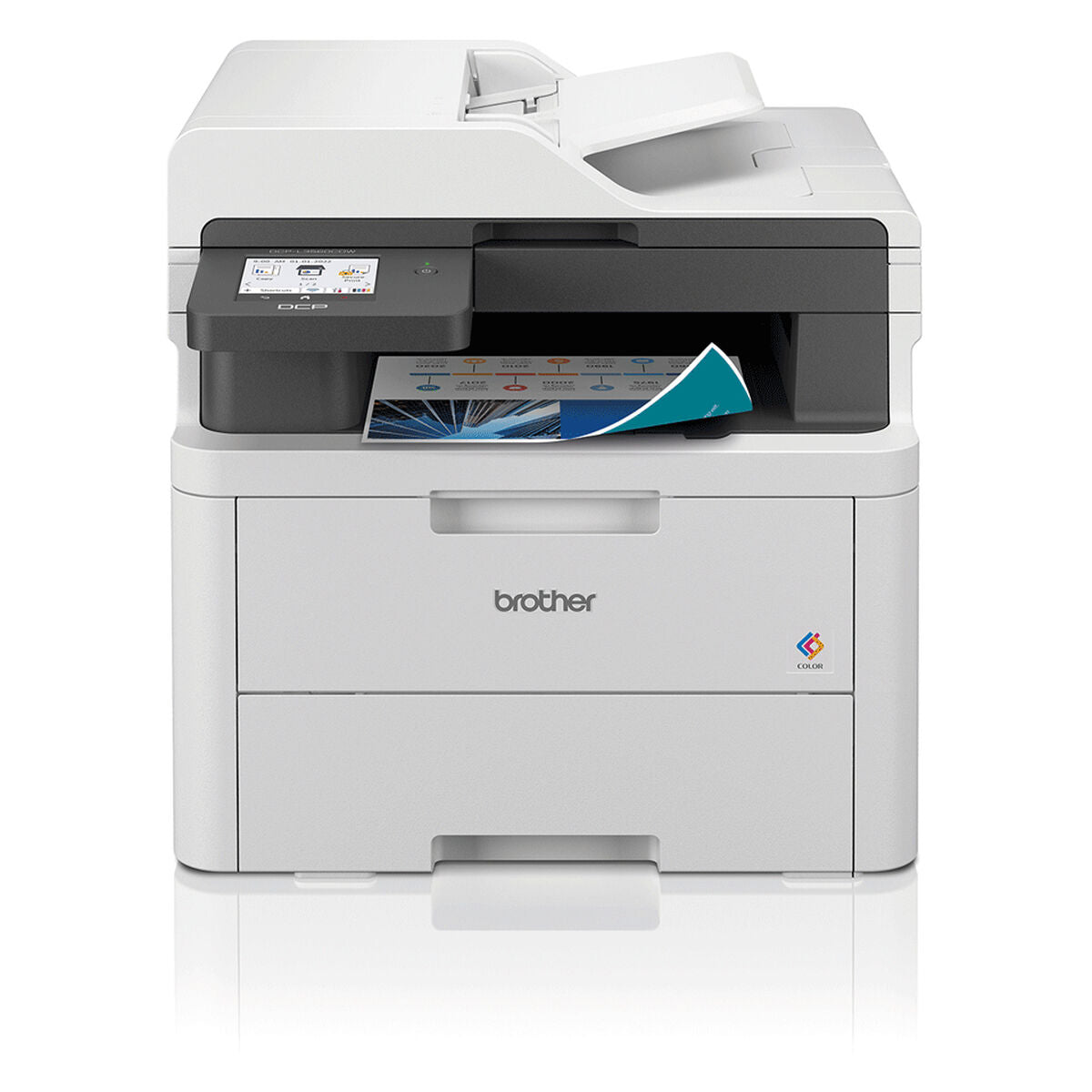 BROTHER DCP-L3560CDW MFP colour LED A4 26ppm copy 26ppm print 250 sheets USB 2.0 Gigabit LAN Wi-Fi