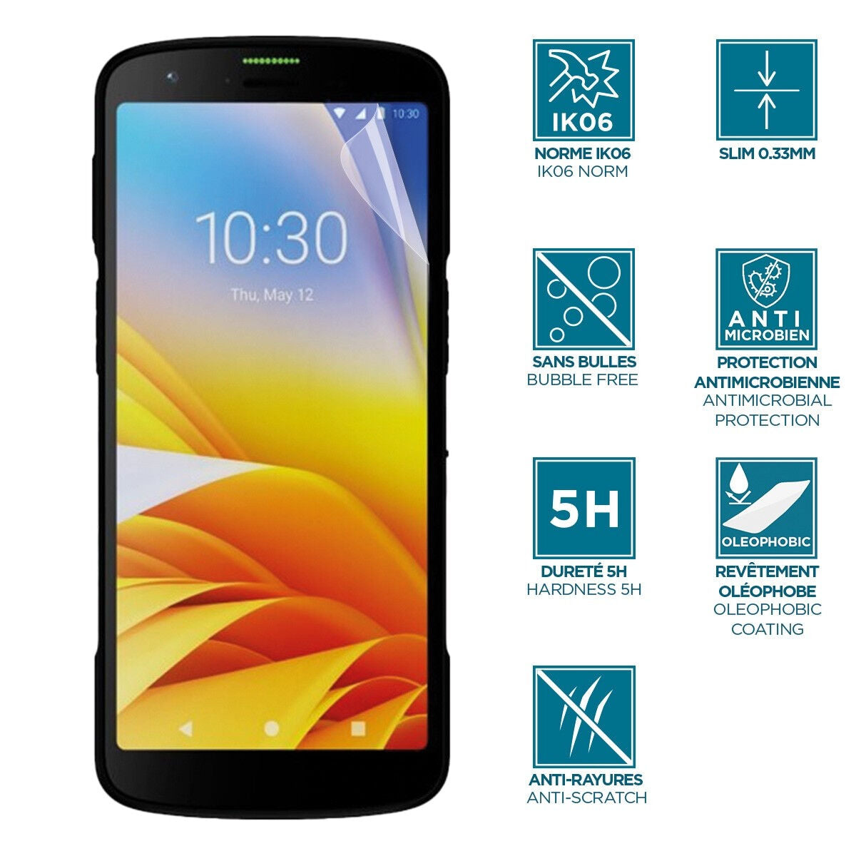 MOBILIS Protection anti-chocs IK06 - pour Zebra TC22 - TC27