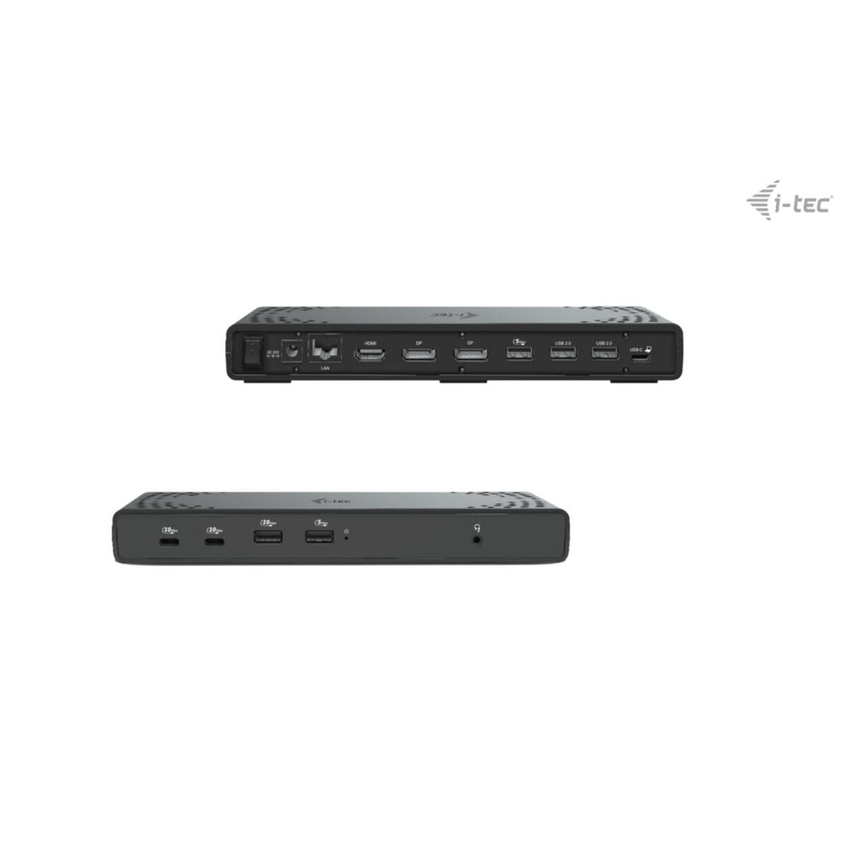 I-TEC USB-C Triple Display DS Gen2 2xDP 1xHDMI 1xGLAN 1xUSB 3.2 Gen2 2xUSB 3.2 Gen1 2xUSB-C Gen2 2xUSB 2.0 1xAudio/Mic PD100W