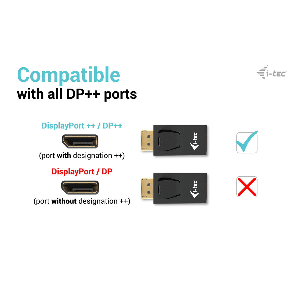 I-TEC Passive Adapter DisplayPort to HDMI Resolution 4K/30Hz