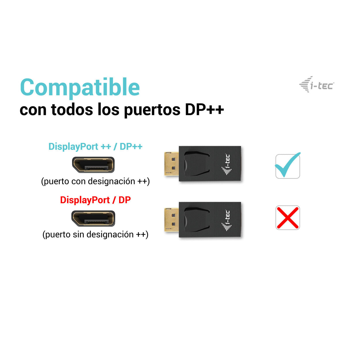 I-TEC Passive Adapter DisplayPort to HDMI Resolution 4K/30Hz