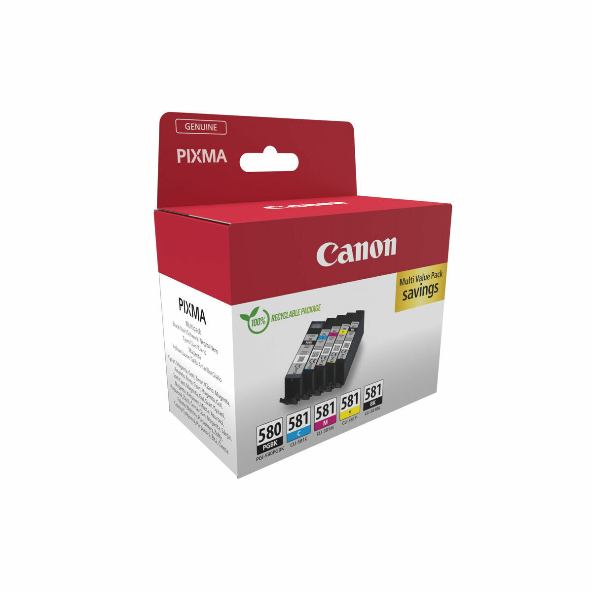 CANON PGI-580/CLI-581 Ink Cartridge BK/CMYK