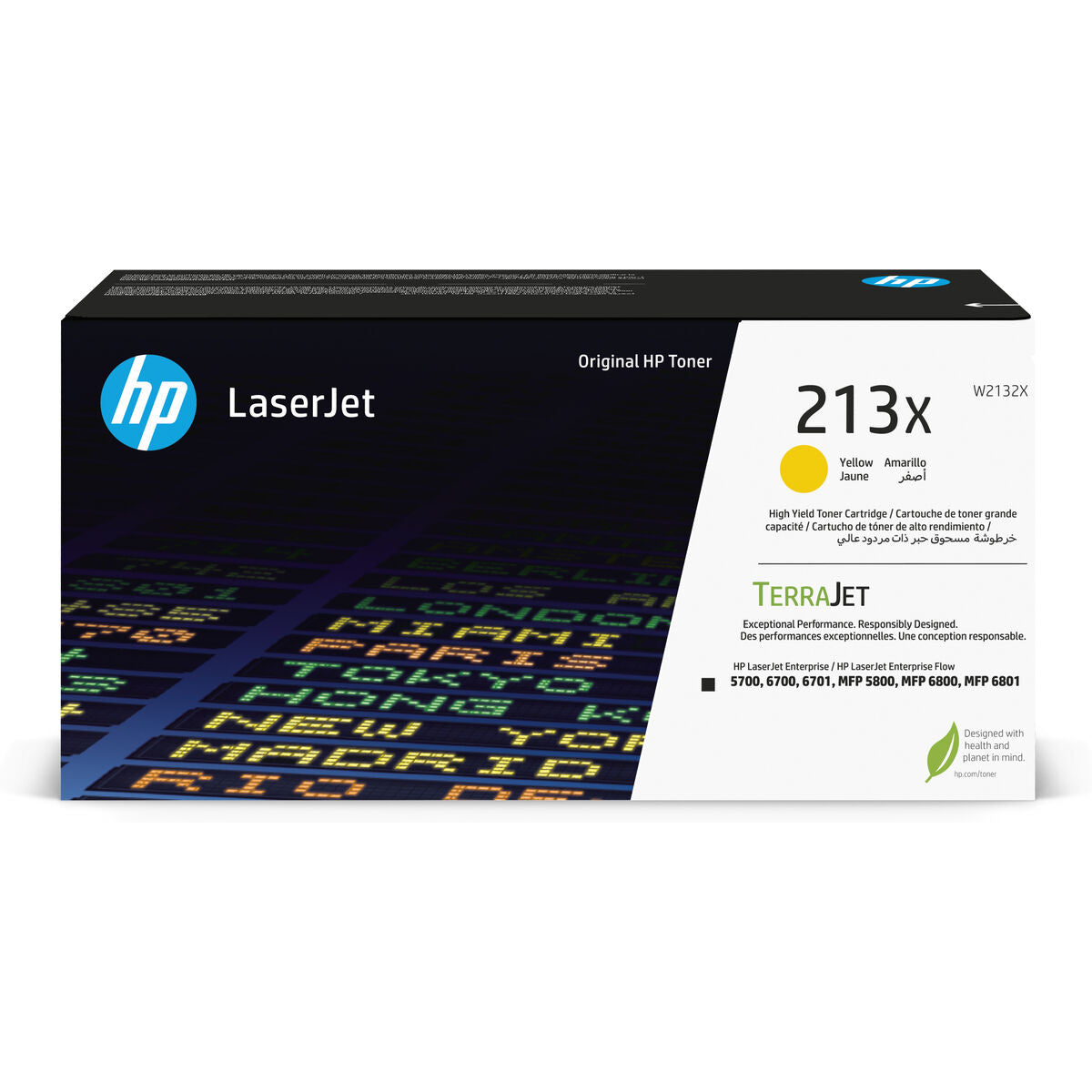 HP 213X Yellow Original LaserJet Toner Cartridge