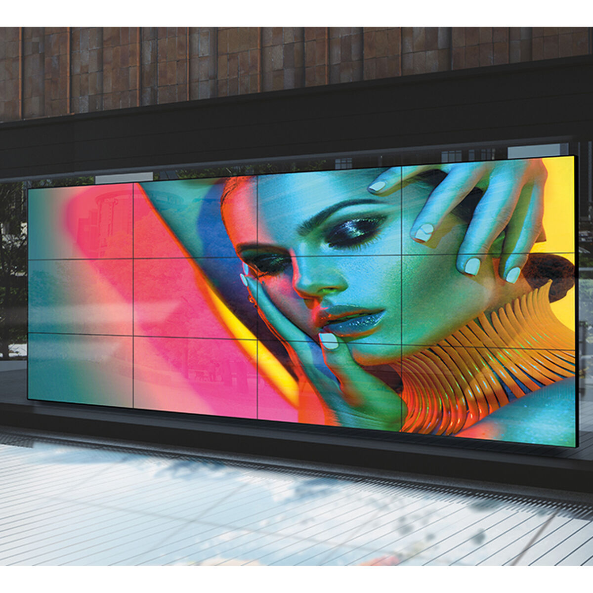 Slimline Soft-Open Full Service Videowal
