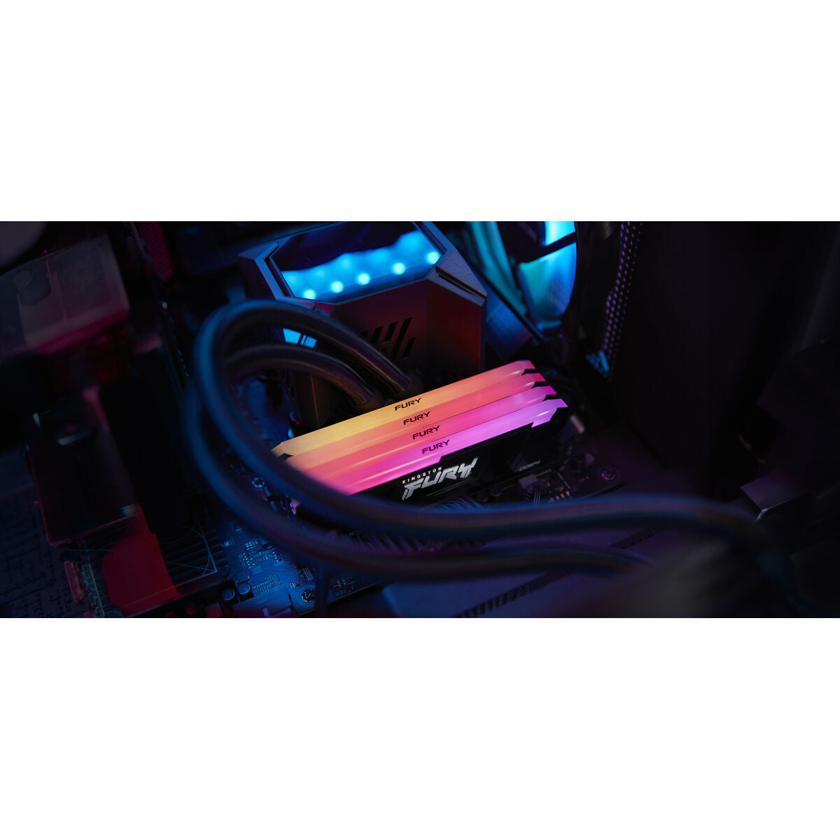 KINGSTON 16Go 3200MT/s DDR4 CL16 DIMM FURY Beast RGB