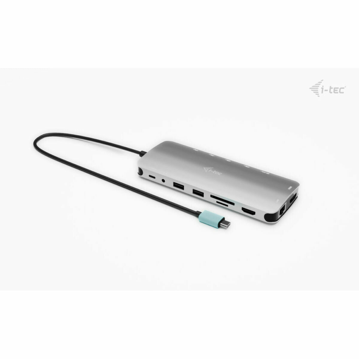 I-TEC USB-C Metal Nano Dock 2x HDMI 1x USB-C Video 1x GLAN 1x Audio/Mic 1xSD/microSD 1x USB 3.2 3x USB-C 3.2 Gen2 2x USB 2.0 PD140W