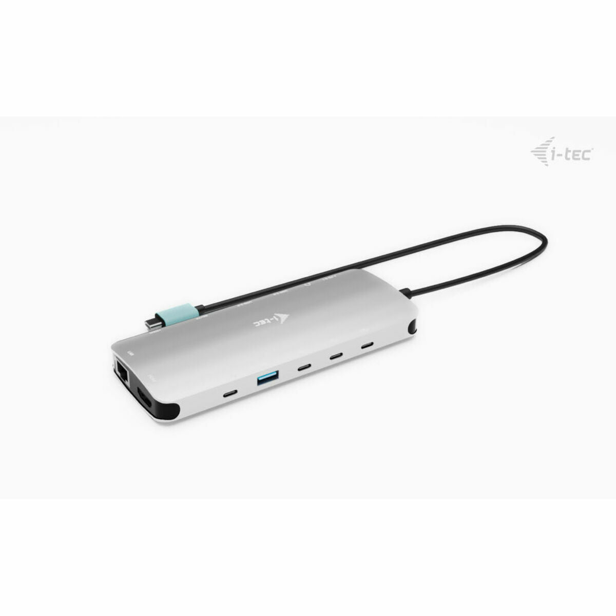 I-TEC USB-C Metal Nano Dock 2x HDMI 1x USB-C Video 1x GLAN 1x Audio/Mic 1xSD/microSD 1x USB 3.2 3x USB-C 3.2 Gen2 2x USB 2.0 PD140W