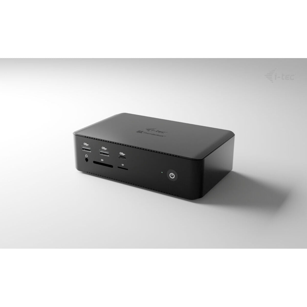 I-TEC Thunderbolt 5 Quattro Display DS 2xTB5 2xHDMI 1x2.5GLAN 1xAudio/Mic 1xUSB-C Gen2 4xUSB-A Gen2 SD+TF Cardreader PD 140W KL