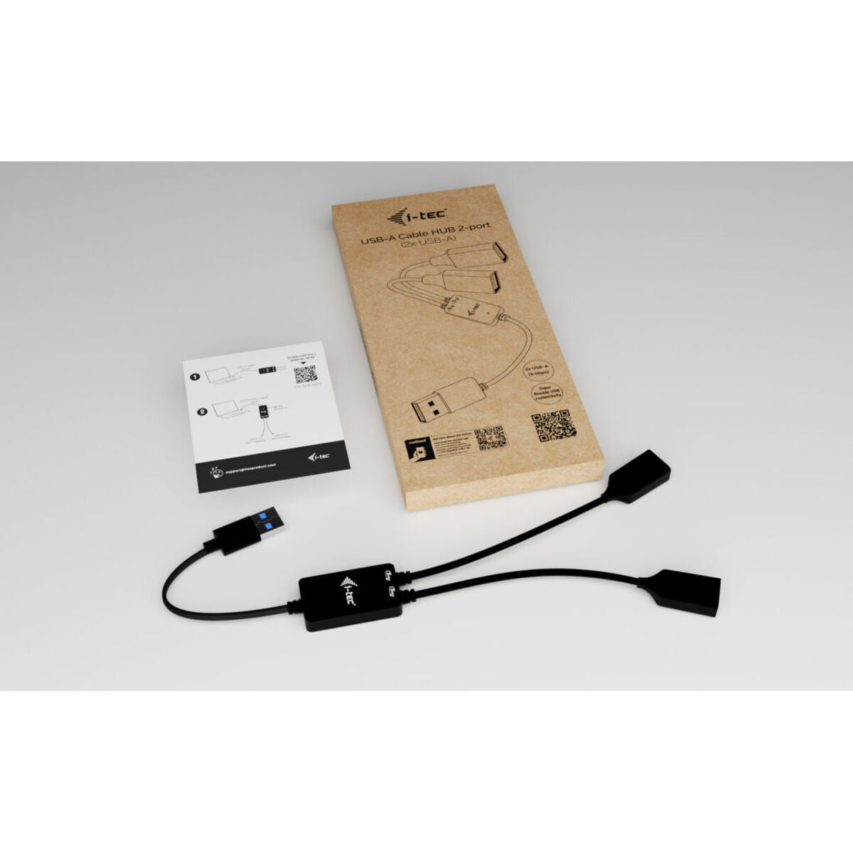 I-TEC USB-A Cable HUB 2 port 2x USB-A 3.2 Gen 1