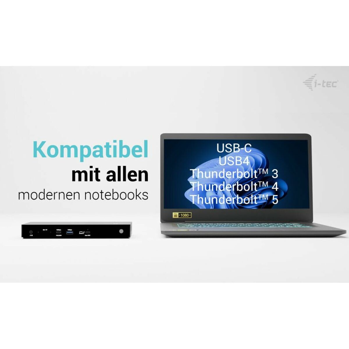 I-TEC Thunderbolt4 3xDisplay DS 2xHDMI 1xTB3 1x2.5GLAN 1xUSB-C Gen2 2xUSB-A Gen2 2xUSB-A Gen1 SD+TF Cardreader 1x Audio/Mic PD 96W