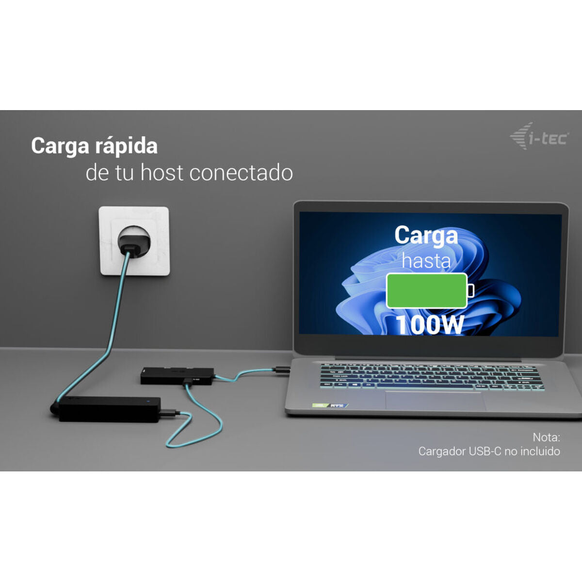 I-TEC USB-C Triple 4K HDMI Video Adapter 3x HDMI 4K/60Hz PD 100W