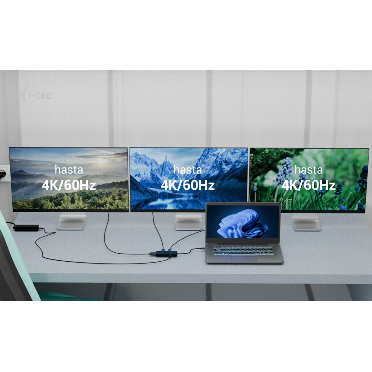 I-TEC USB-C Triple 4K HDMI Video Adapter 3x HDMI 4K/60Hz PD 100W