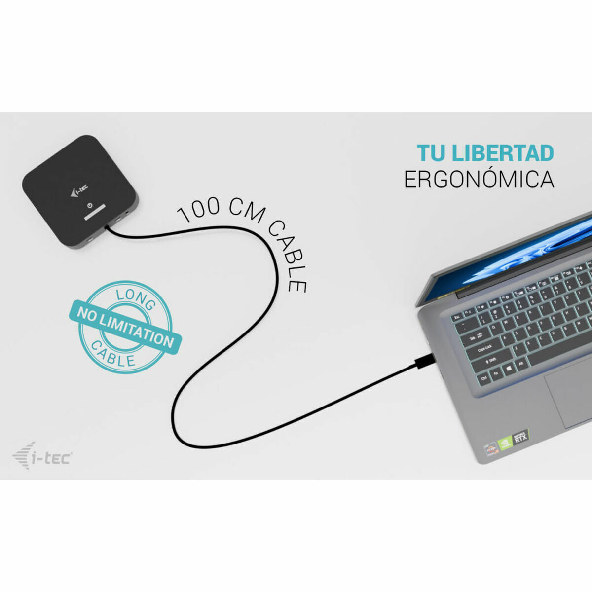 I-TEC USB-C Dual HDMI DS 2xHDMI 1xGLAN 2xUSB-A 3.2 2xUSB 2.0 1xUSB-C Gen2 1xUSB-C Gen1 1xAudio/Mic Jack 1x100W USB-C PD+Charger 100W