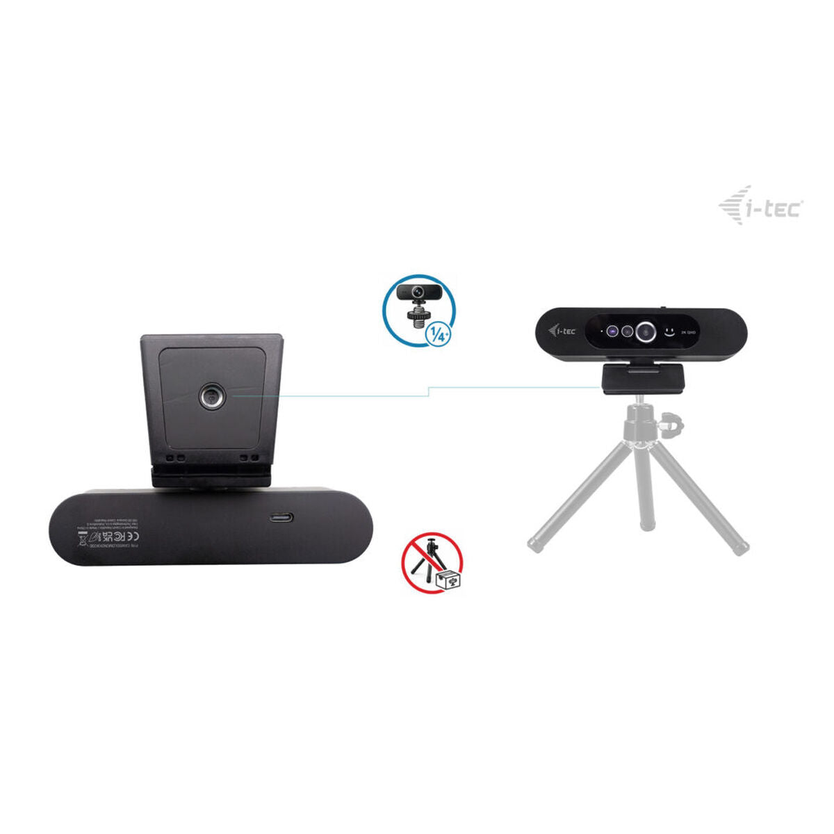 I-TEC SOLOMON WH200 2K Webcam with Windows Hello
