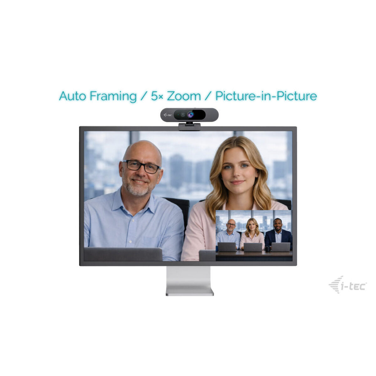 I-TEC SOLOMON PRO 900 4K Webcam AI Auto Framing
