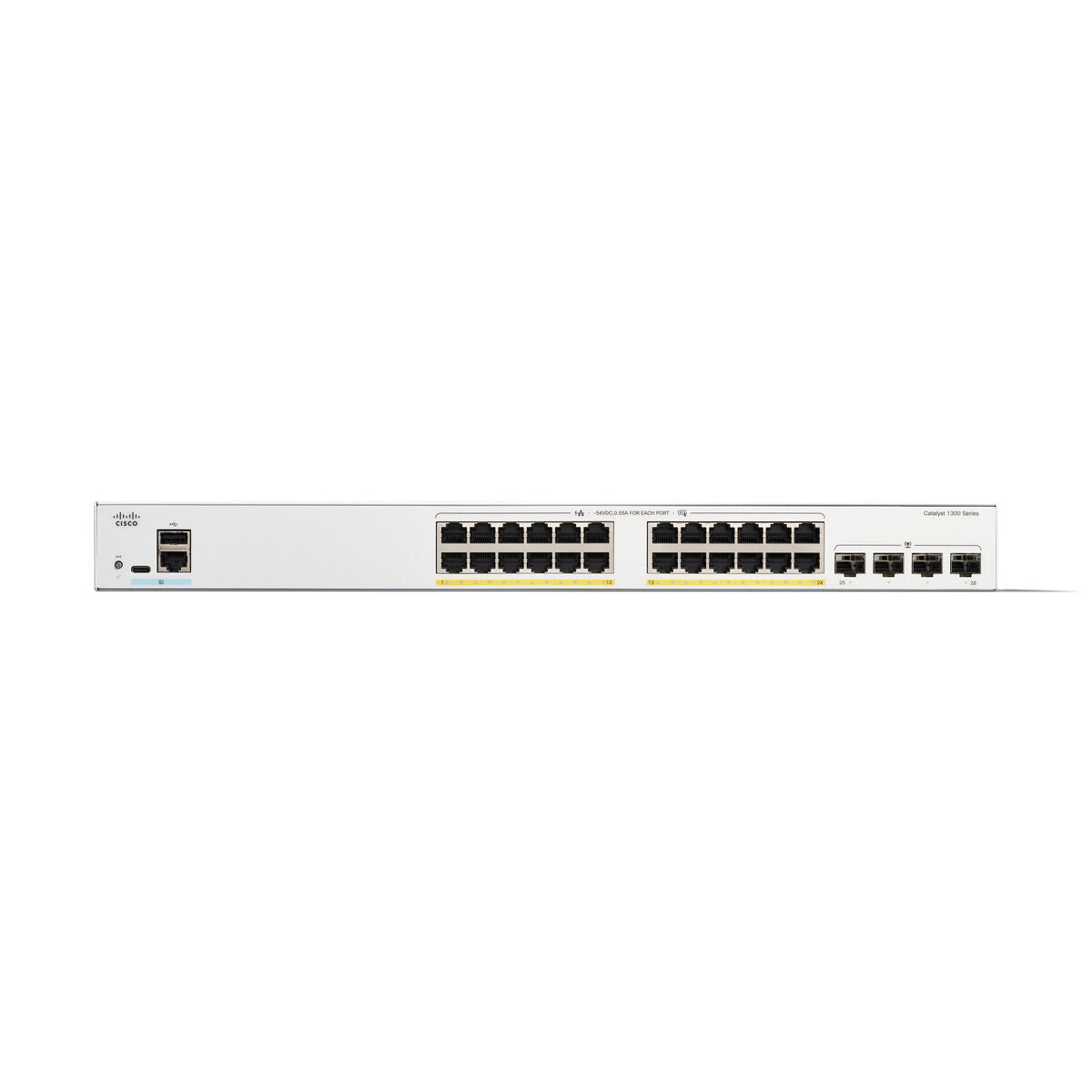 CISCO Catalyst 1300 24-port GE Full PoE 4x1G SFP