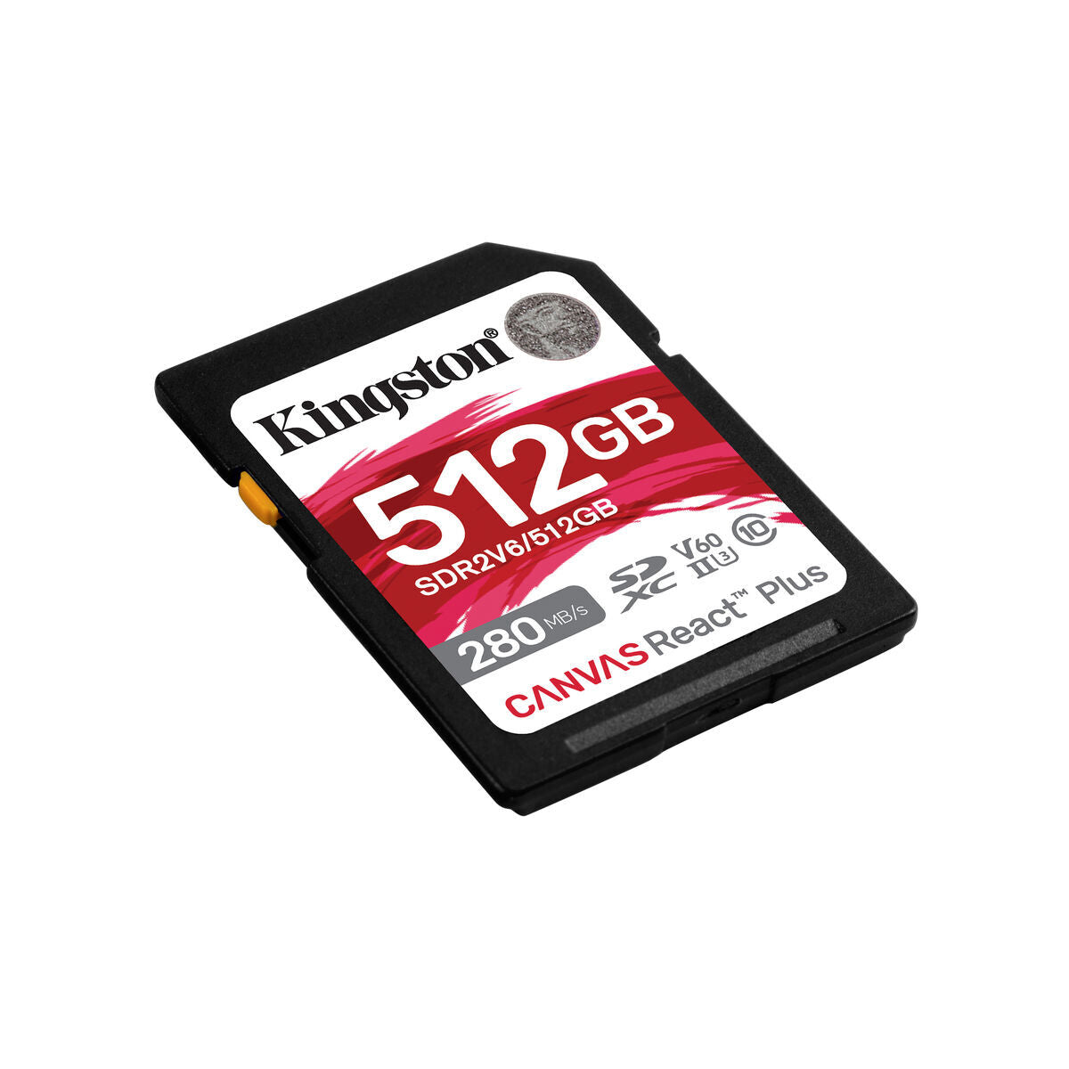 KINGSTON 512Go Canvas React Plus SDXC UHS-II 280R/150W U3 V60 for Full HD/4K