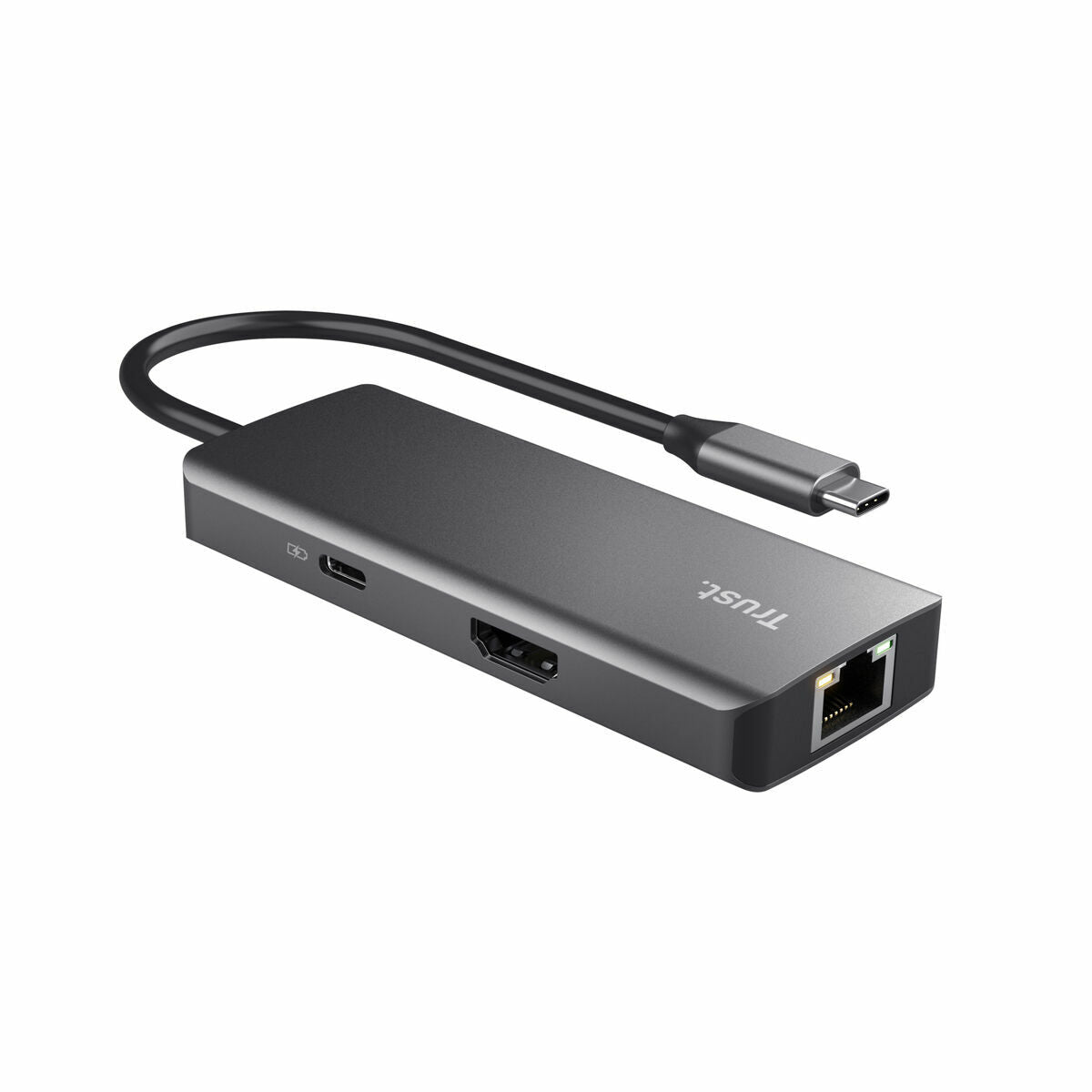 TRUST Adaptateur DALYX USB-C 6 en 1 2 USB-C 2 USB 1 HDMI 1 Ethernet