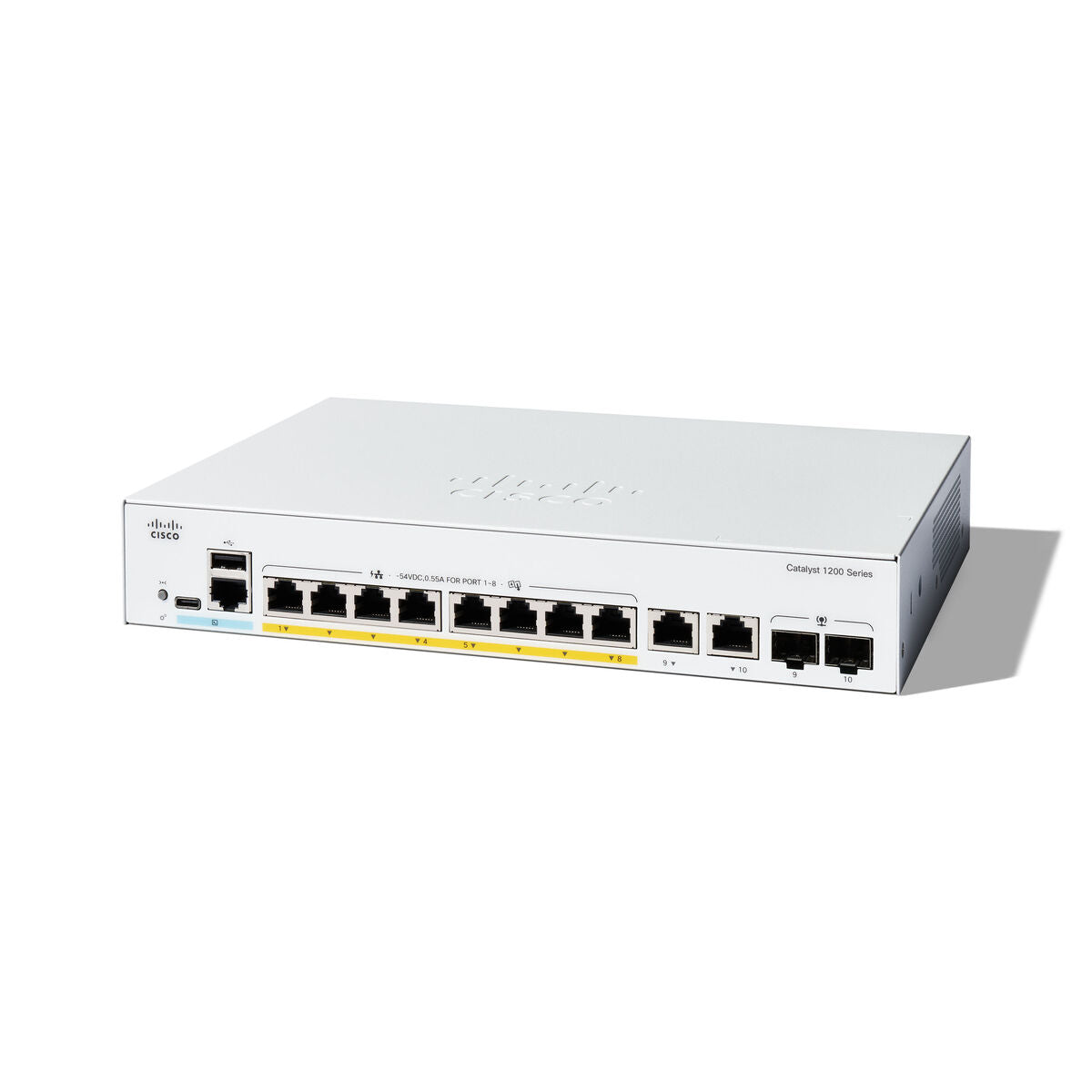 CISCO Catalyst 1200 8-port GE PoE Ext PS 2x1G Combo