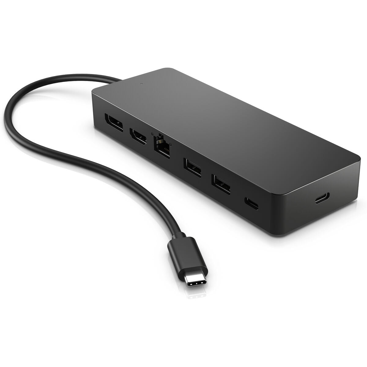 HP Universal USB-C Multiport Hub 1xHDMI 1xDisplayPort 1.2 2xUSB-A 1xUSB-C 1xUSB-C passthrough port 1xRJ45 SmartBuy