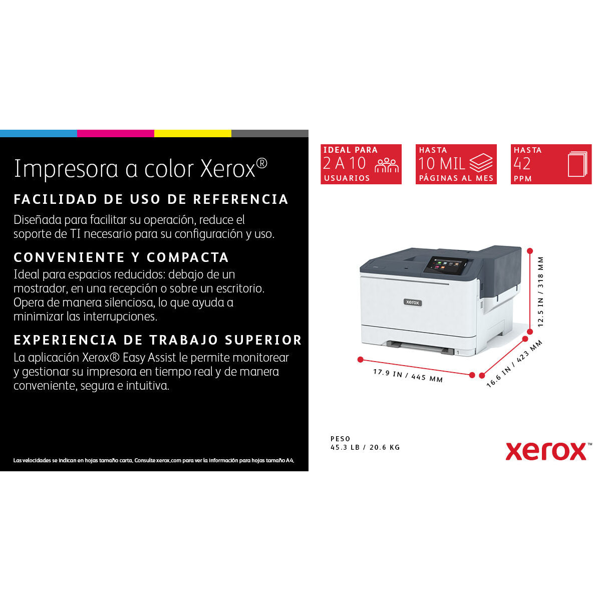 C410 A4 40ppm Duplex Printer PS3