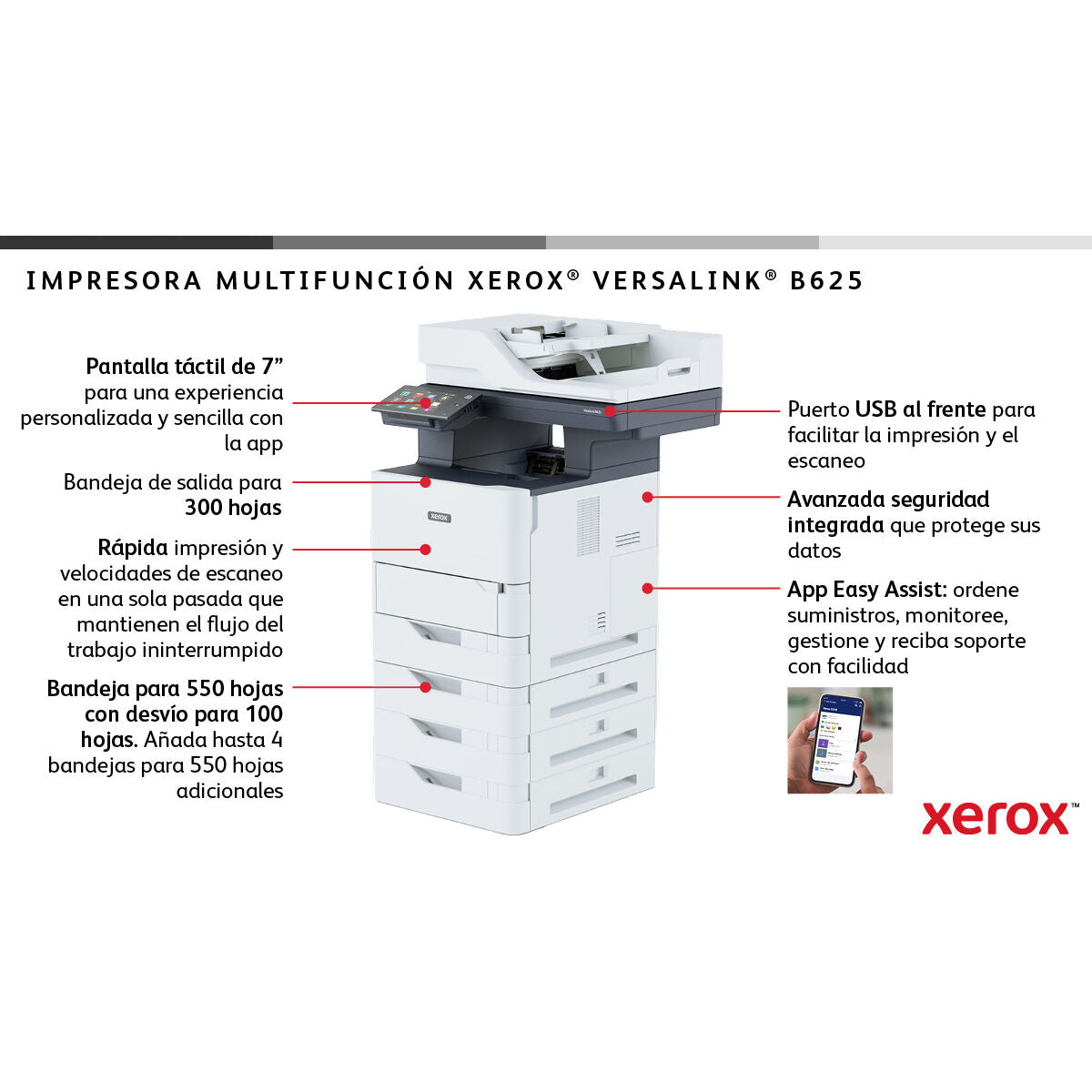 VersaLink B625 A4 61ppm Duplex