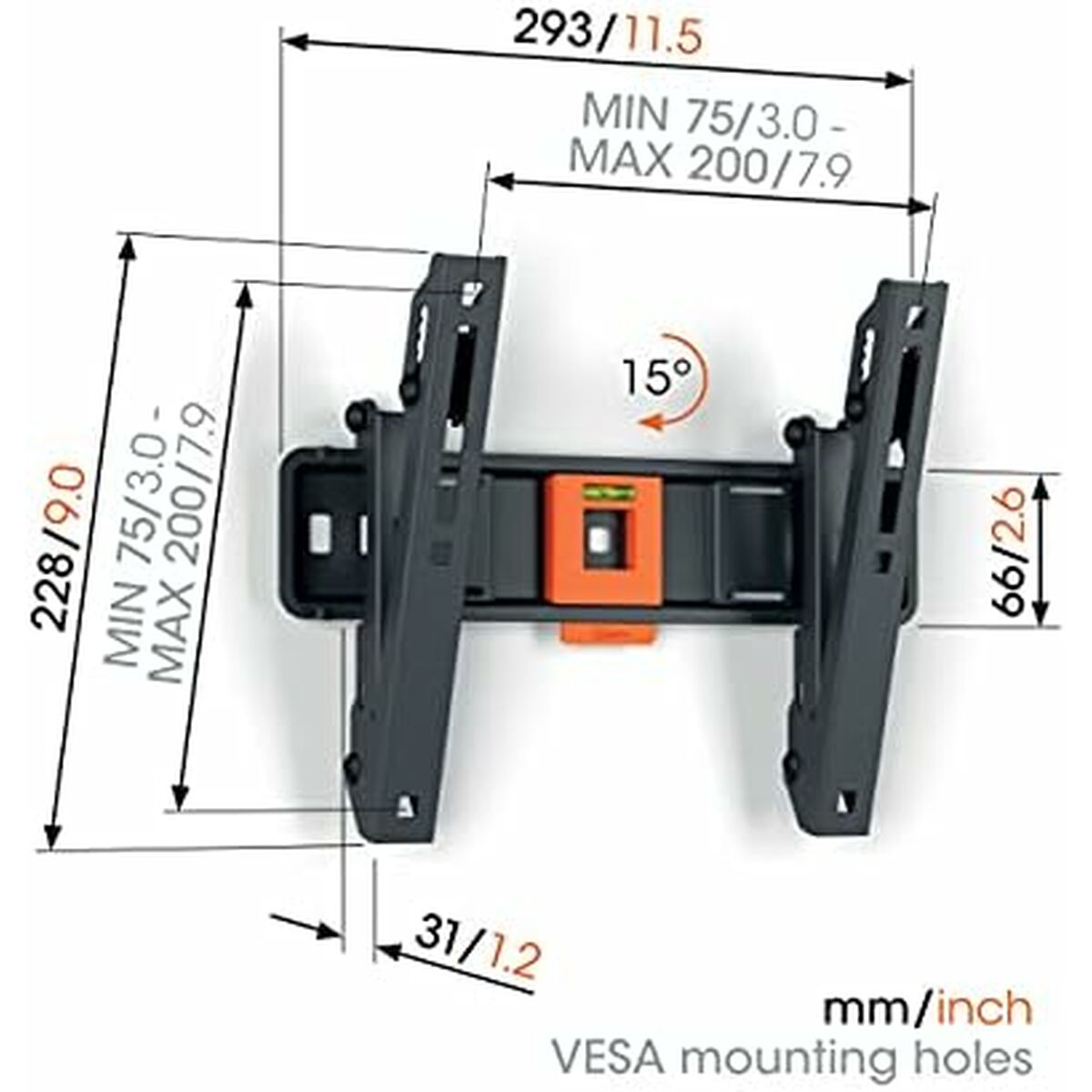 VOGEL S Support écran mural TVM 1215
