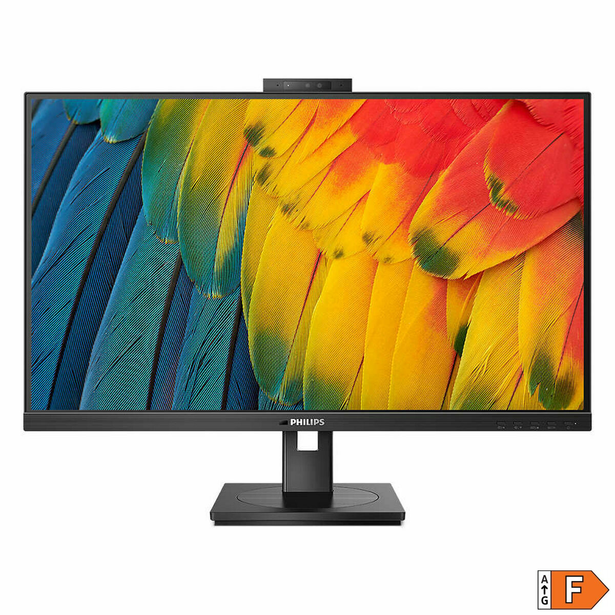 PHILIPS 27B1U5601H/00  27in - 2560 x 1440 QHD 75 Hz - IPS - 350 cd/m² - 4 ms - HDMI, DisplayPort, USB-C - haut-parleurs - WEBCAM