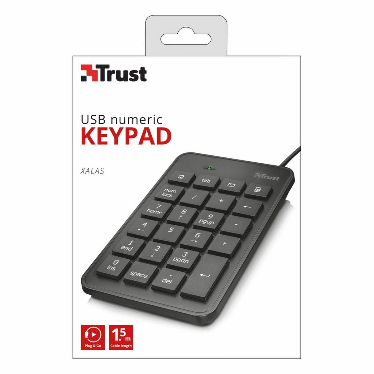 TRUST Pavé numérique filaire XALAS USB