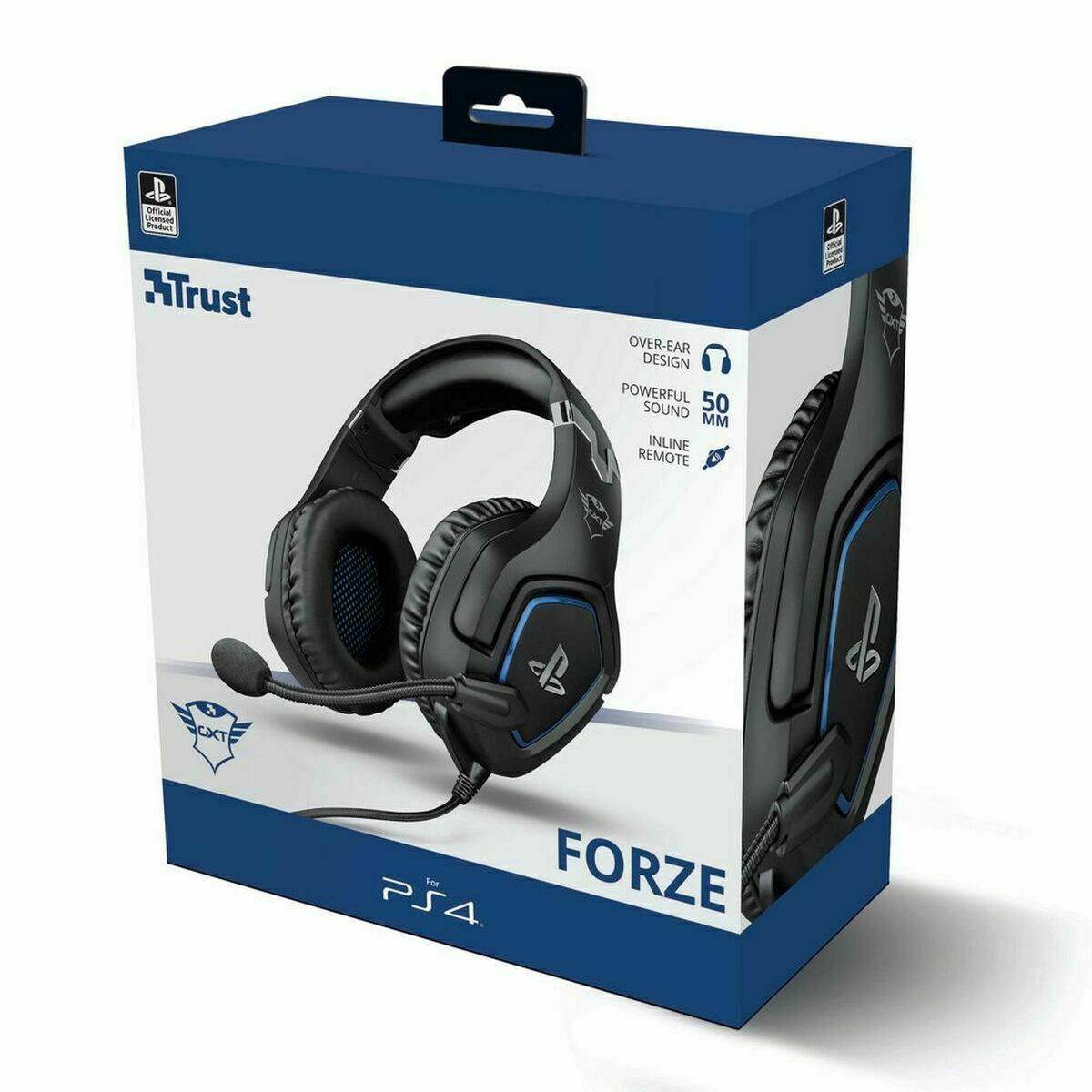 TRUST Casque gaming FORZE pour PS5/PS4 license officielle - Black