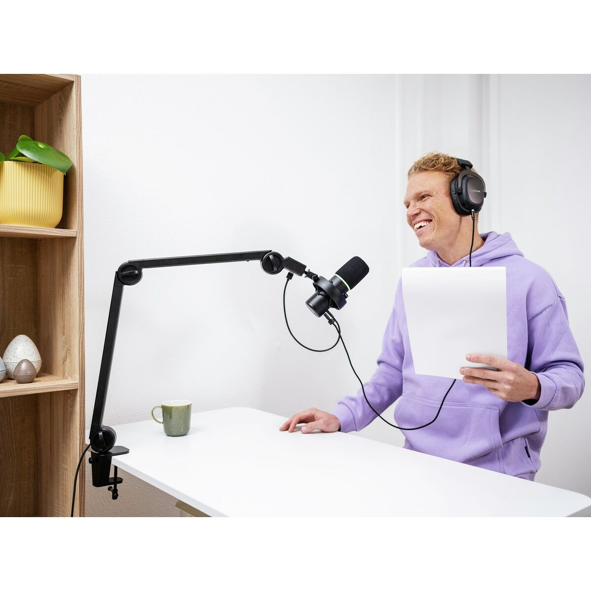 TRUST Microphone Pro ONYX avec bras - GXT255+