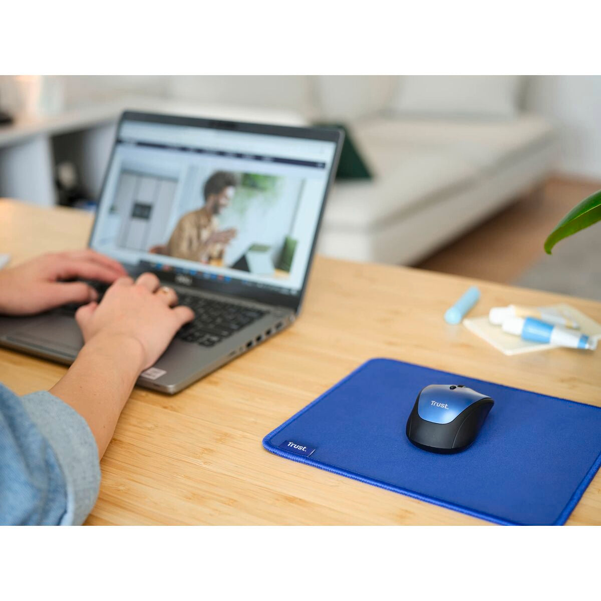 TRUST Tapis de souris BOYE ECO - Blue