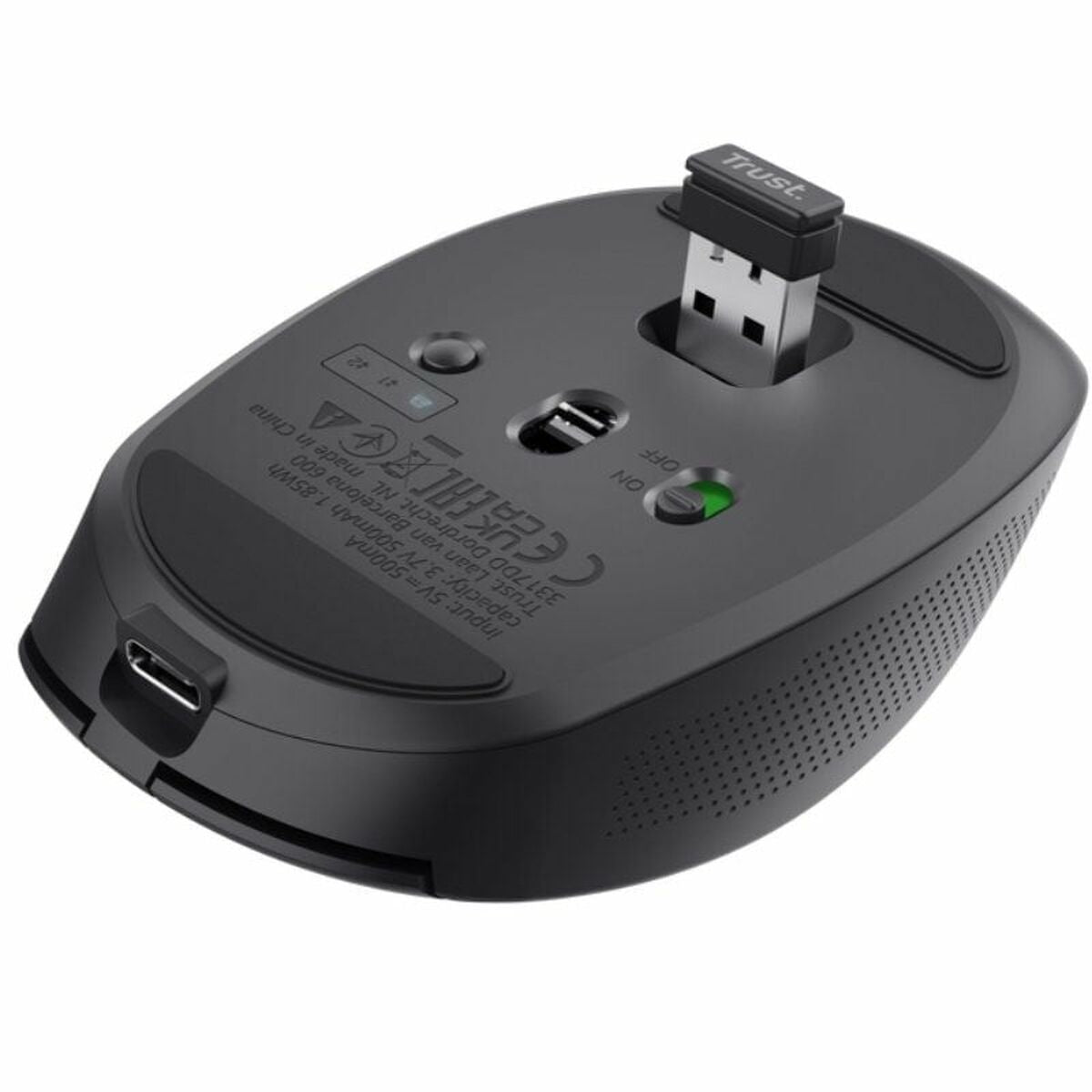 TRUST Souris sans fil OZAA Compact multi-connexion - Noire