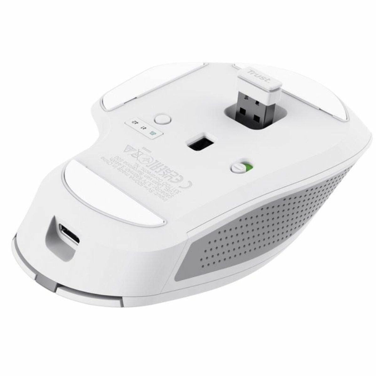 TRUST Souris sans fil OZAA II multi-connexion - Blanche